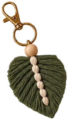 Chaveiro Folha Verde